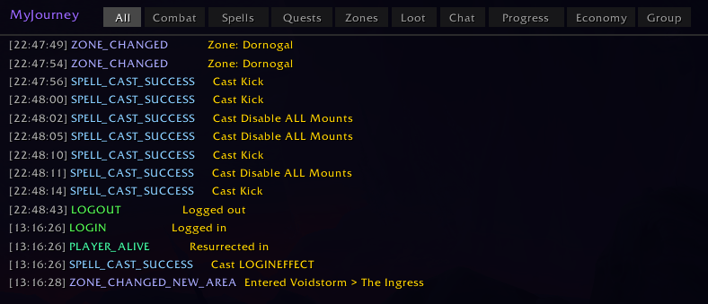 MyJourney screenshot